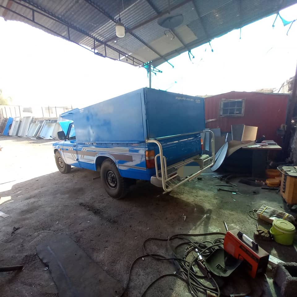 ساخت کفی و باربند ماشین باری زندی لک در قلات شیراز